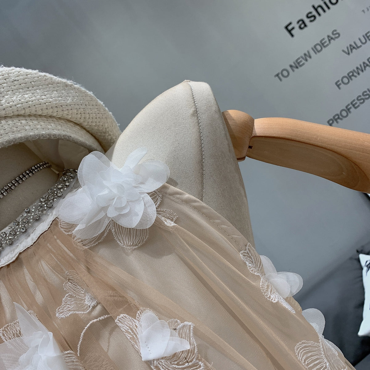 【dress】立体フラワーワンピース　M24781