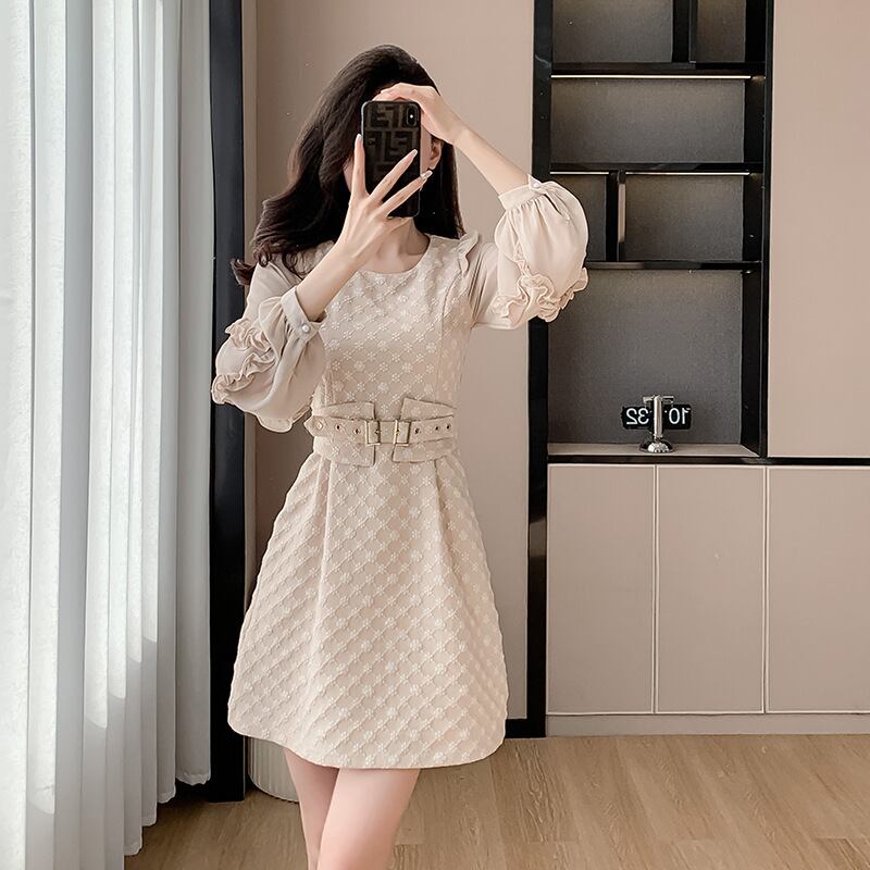 【dress】フランス風Aラインワンピース G19631