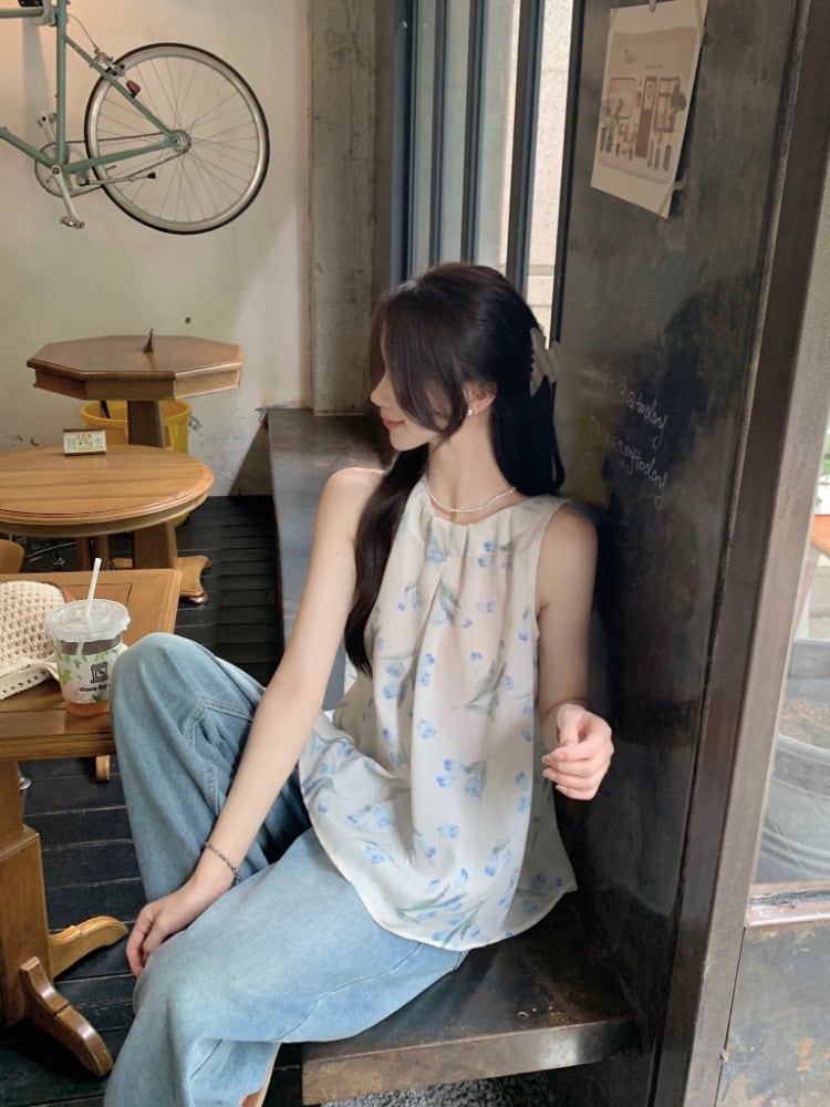 【tops】ノースリーブトップス　M25172