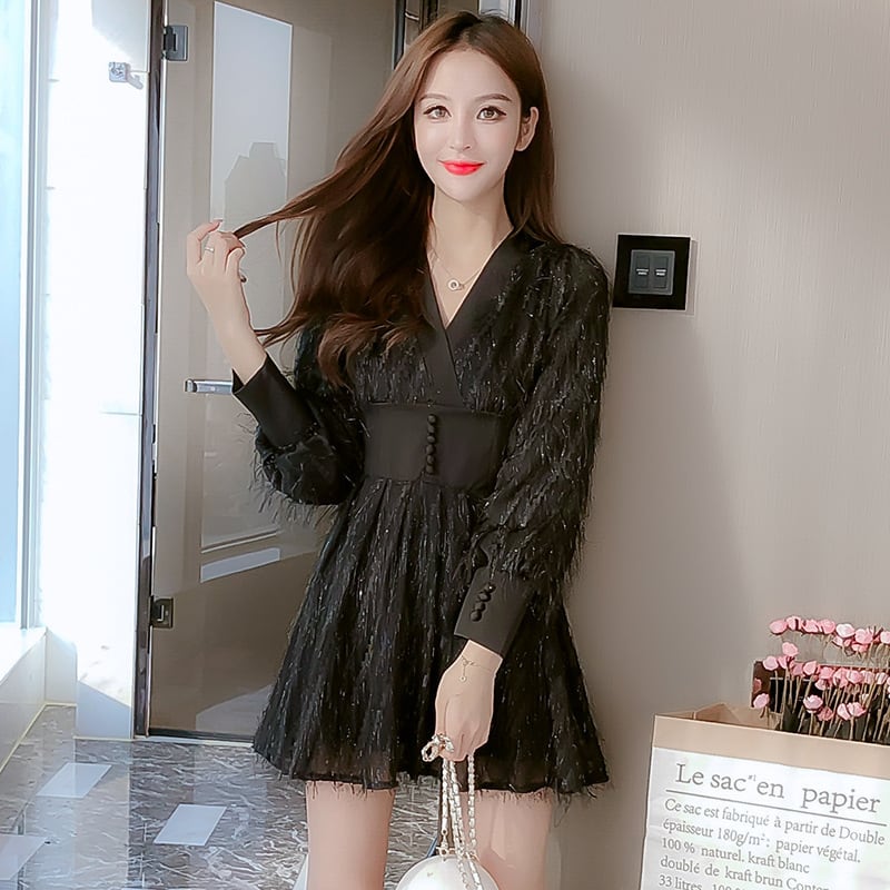 【dress】デートワンピース　　M25354