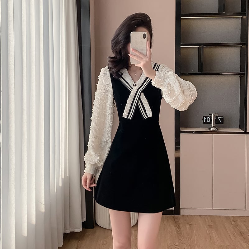 【dress】ドッキングワンピース　M29364