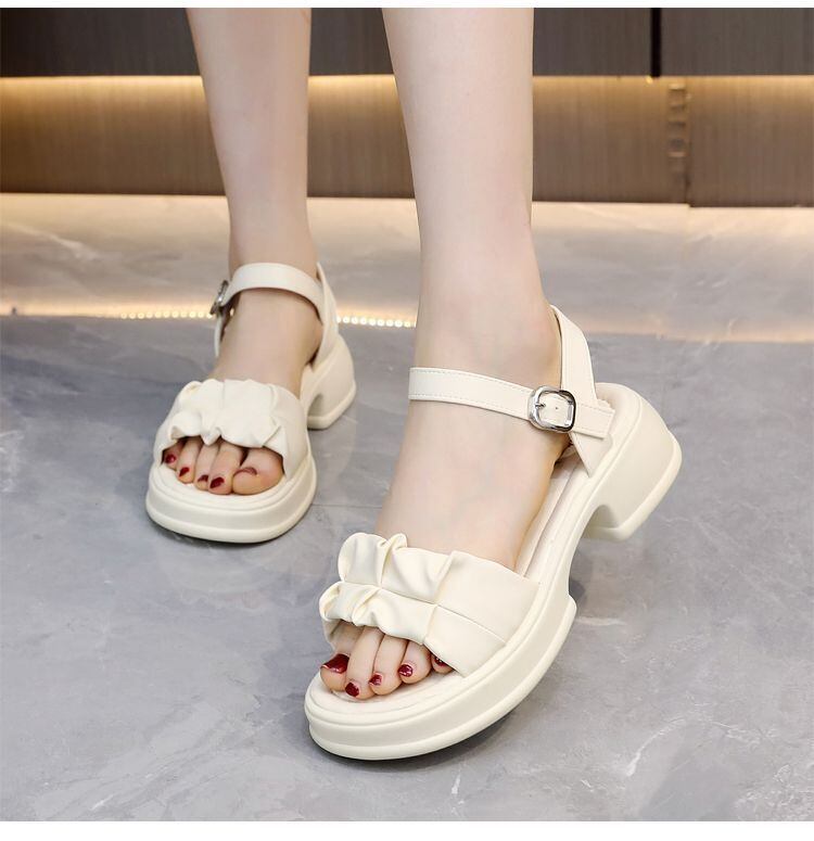 【Shoes】チャンキーヒールサンダル　M30233