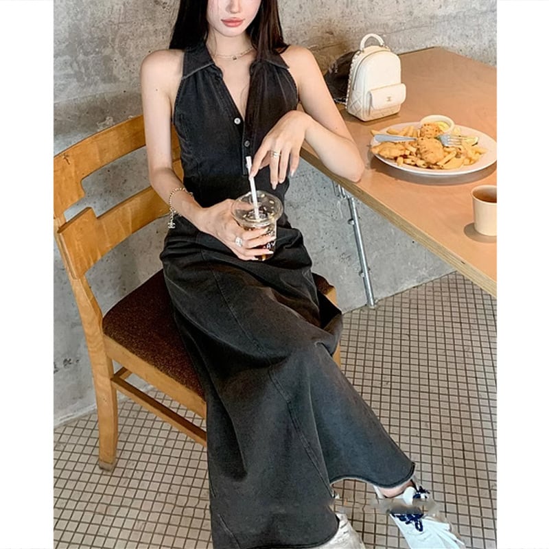 【dress】POLOネックワンピース　M24324