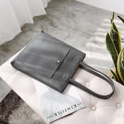 【小物】大活躍  ファッションカジュアルショルダーバッグ韓国系定番無地ハンドバッグ