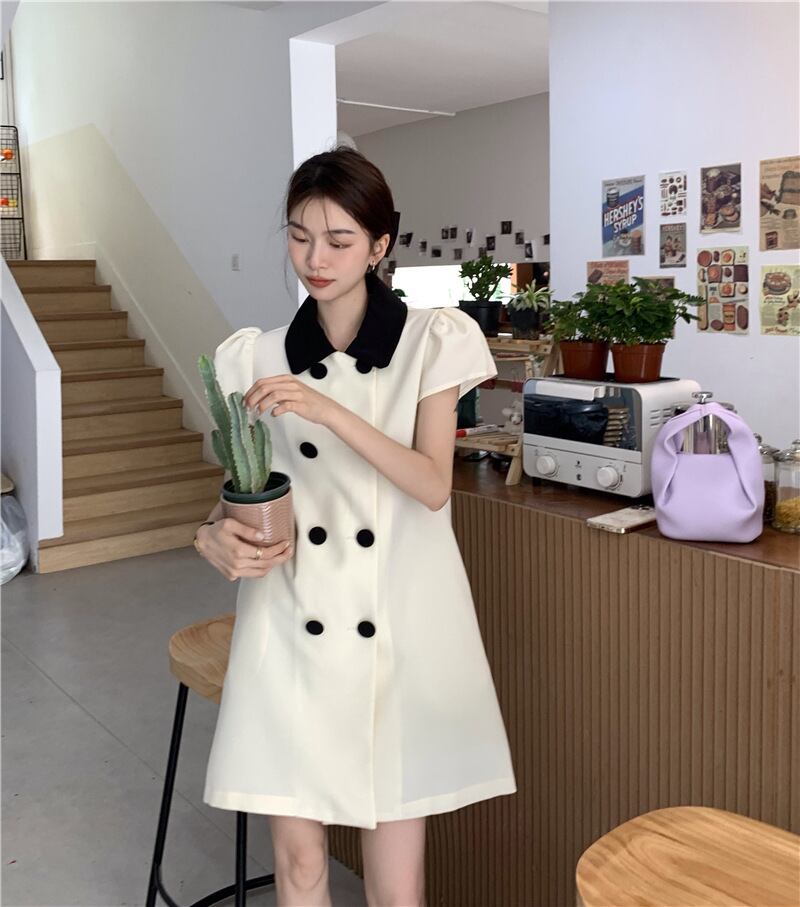 【dress】パフスリーブワンピース G20505