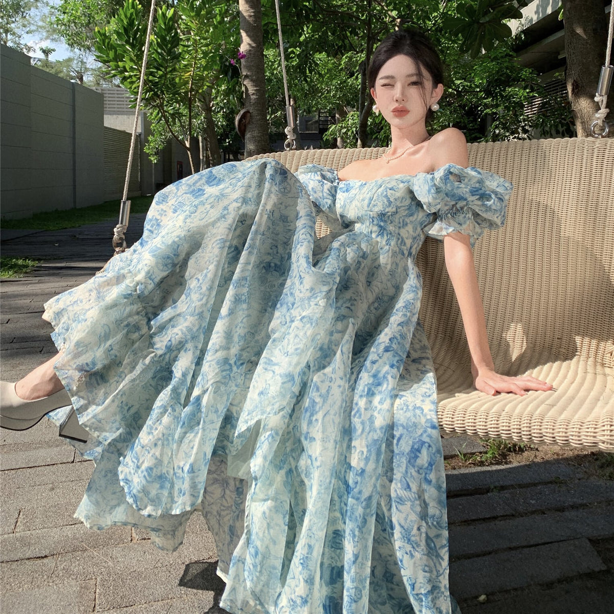 【dress】デートワンピース　M24548
