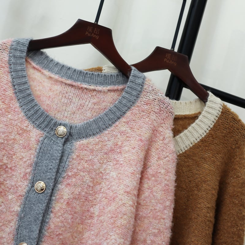 【outer】ニットカーデ　M25394