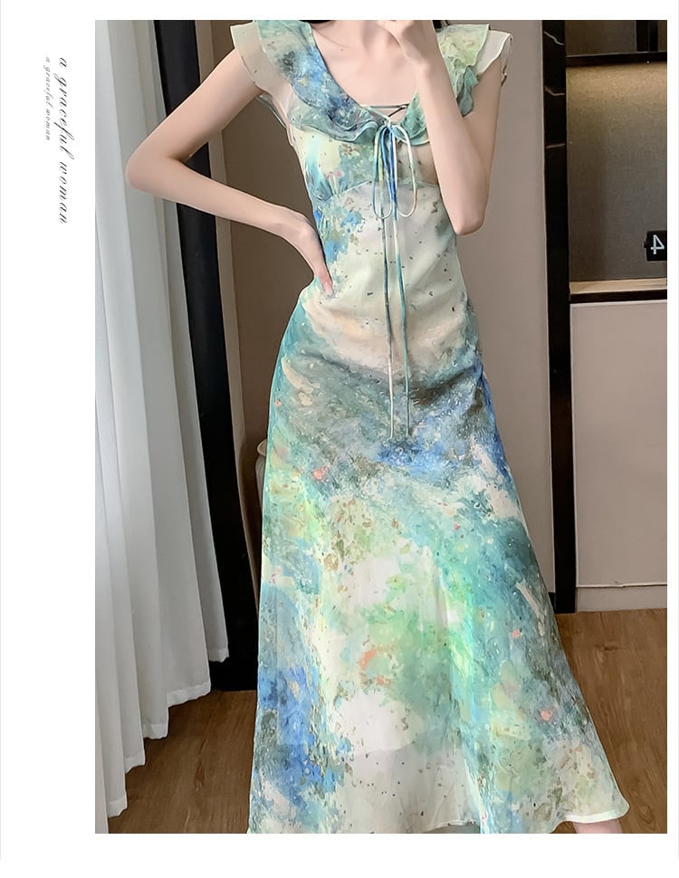 【dress】フリルワンピース　M25147