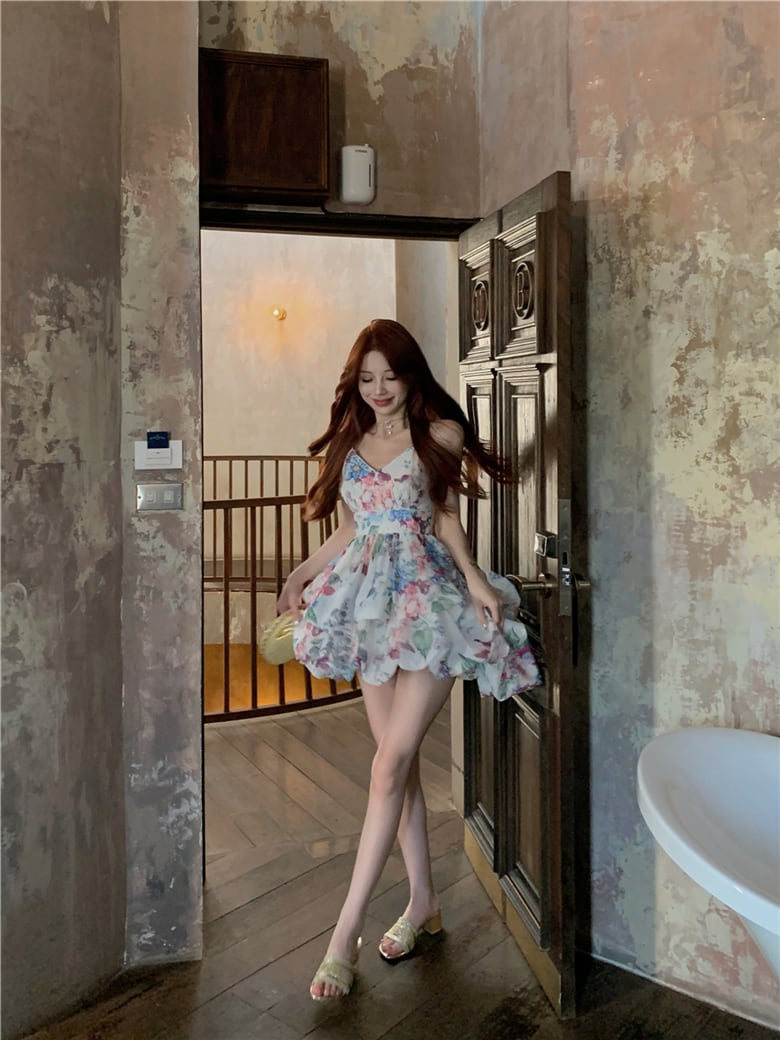 【dress】不規則 イレギュラーキャミワンピース　M24035