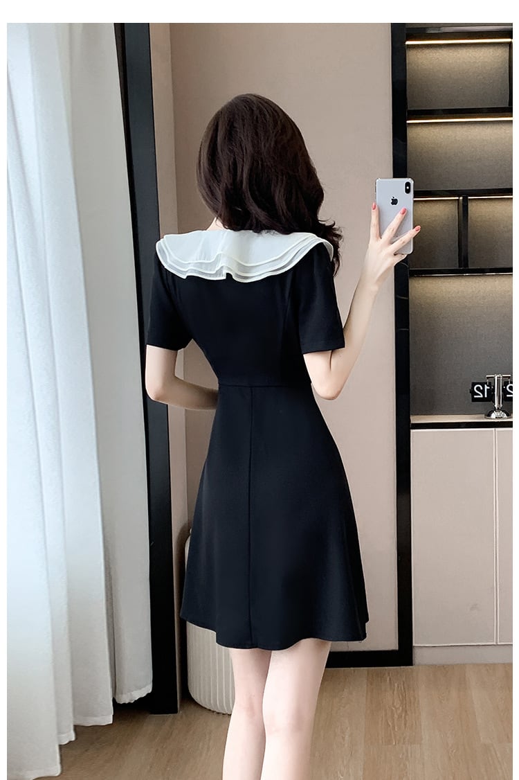 【dress】フリルデートワンピース　M24563