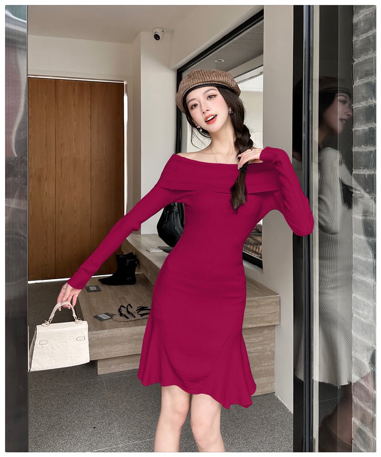【dress】ニットワンピース　M26035