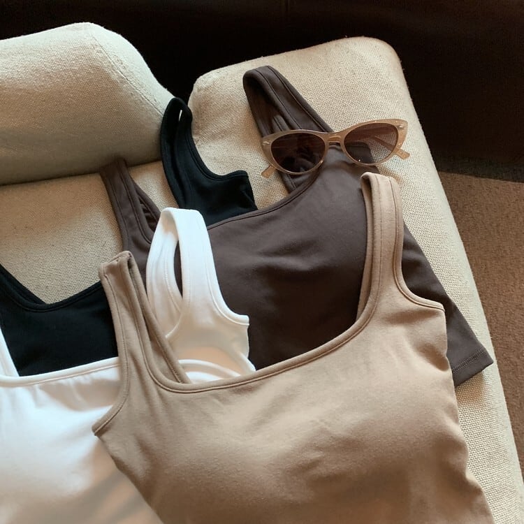 【tops】カップ付きキャミソール　M29525