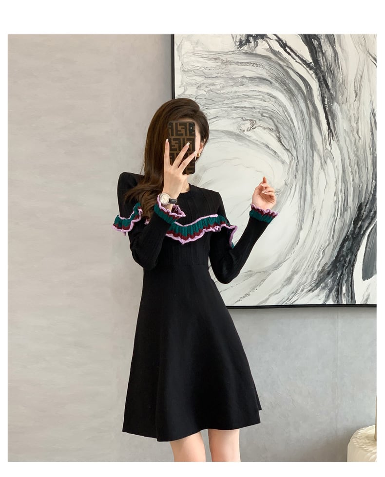 【dress】ニットワンピース　M25499