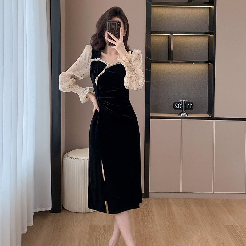 【dress】ドッキングワンピース　M19050