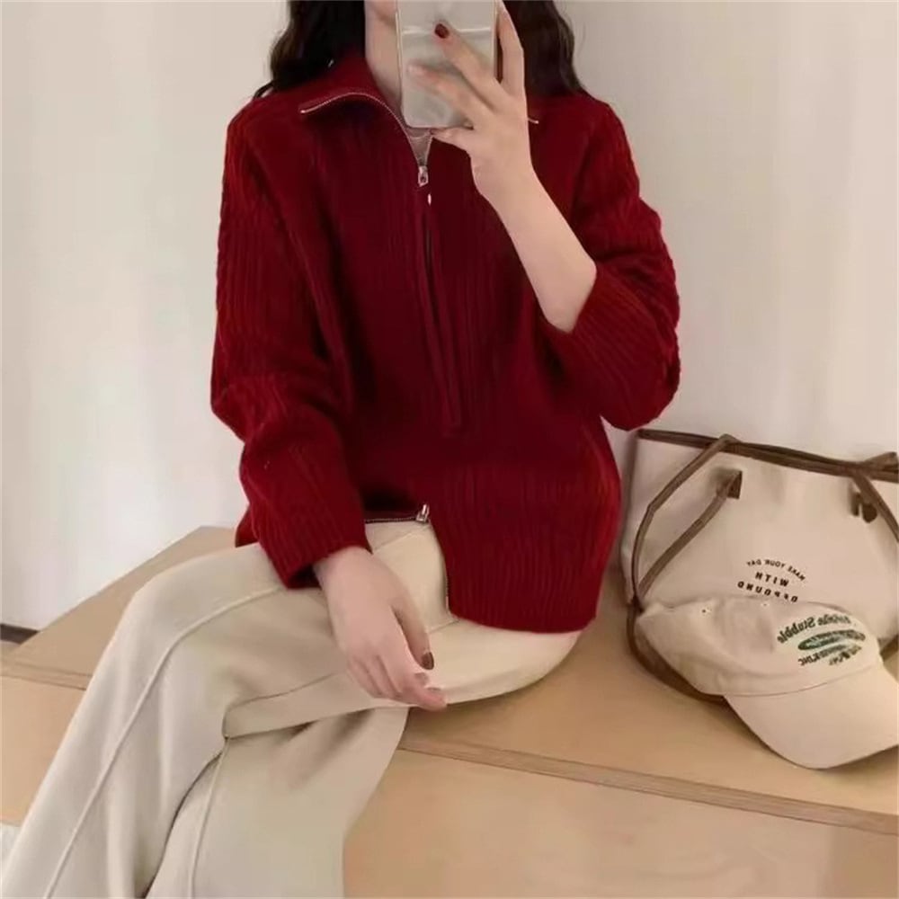 【outer】Wジップニットカーデ　M25981