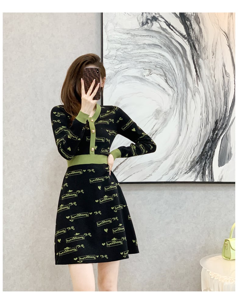 【dress】ニットワンピース　M25511
