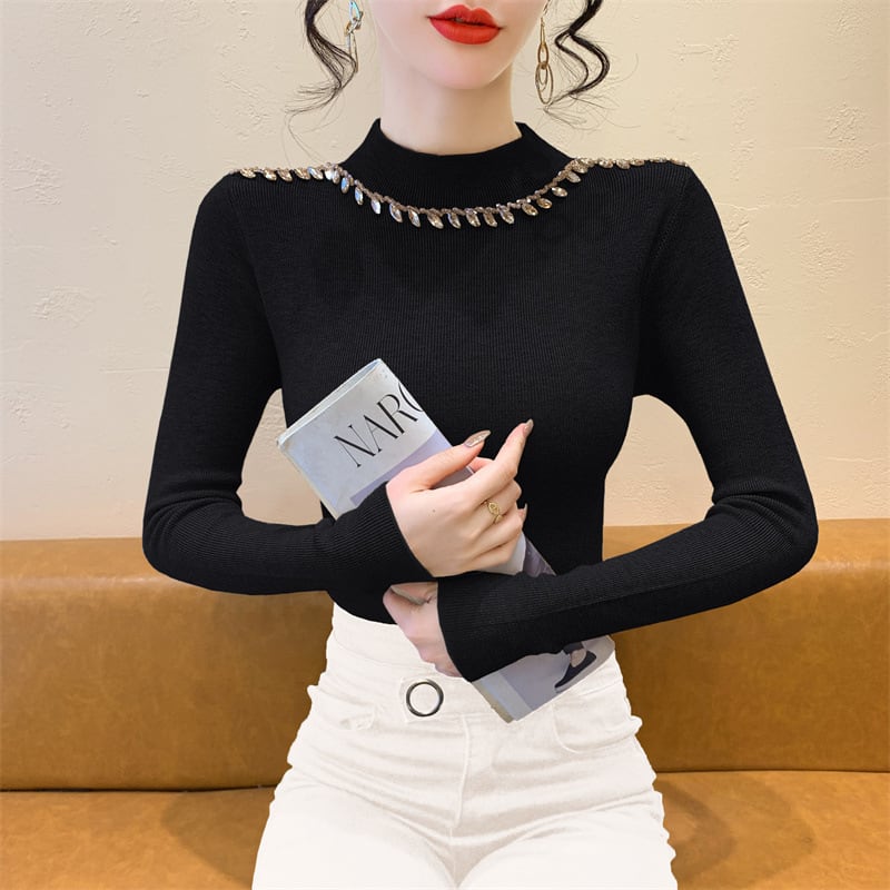 【tops】不規則 イレギュラーニットトップス　M27627