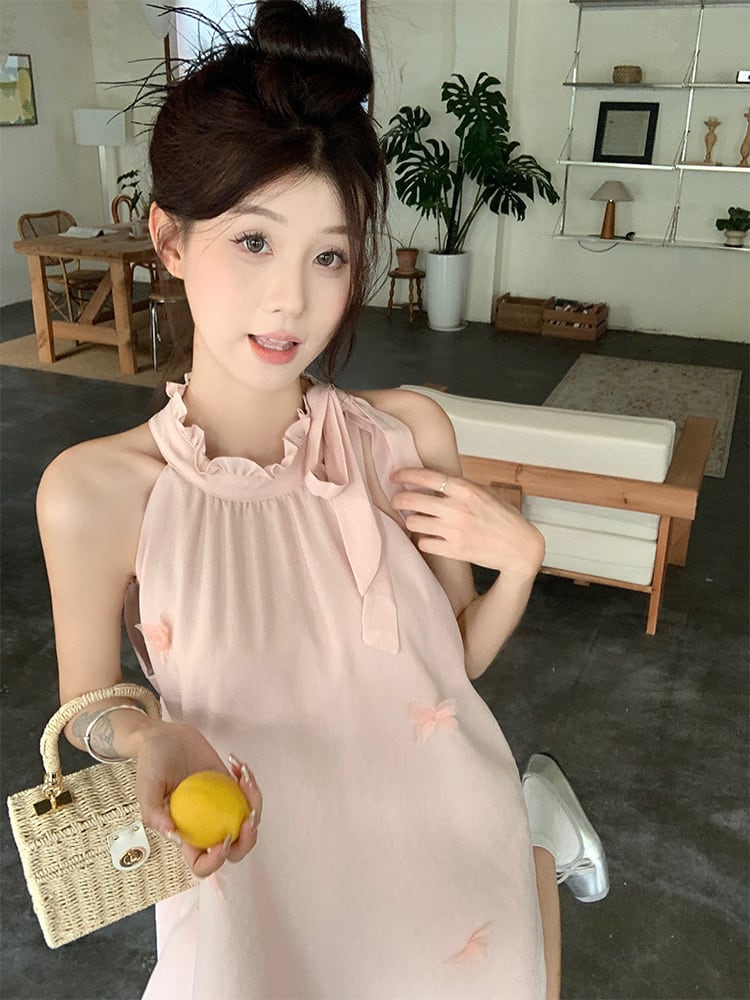 【dress】ホルターネックワンピース　M24824