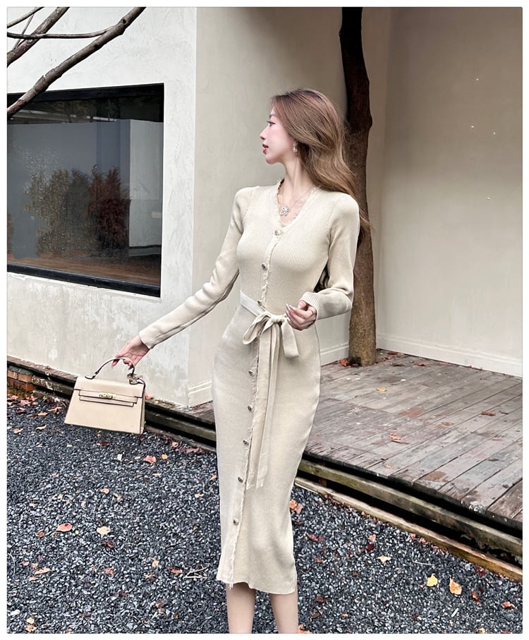 【dress】ニットワンピース　M25754