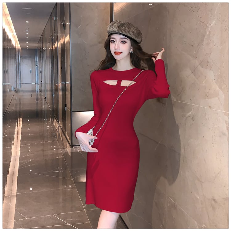 【dress】ニットワンピース　M28340