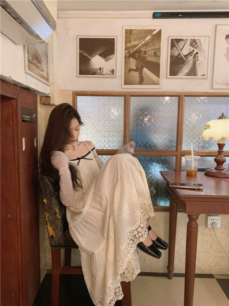 【dress】レースキャミワンピース G20138