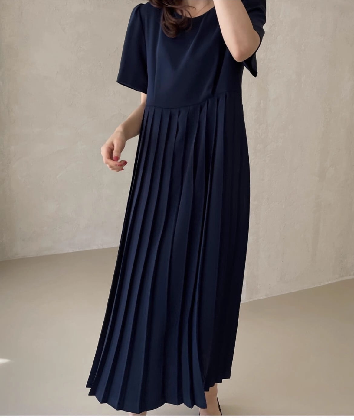 【dress】無地ワンピース　M24016