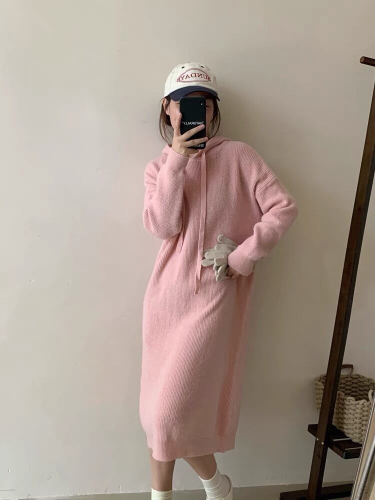 【dress】フード付きワンピース　M19128