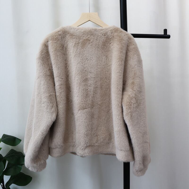 【outer】ファーショートコート　M27173