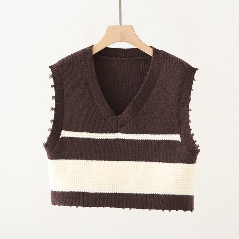 【tops】ニットベスト　M25581