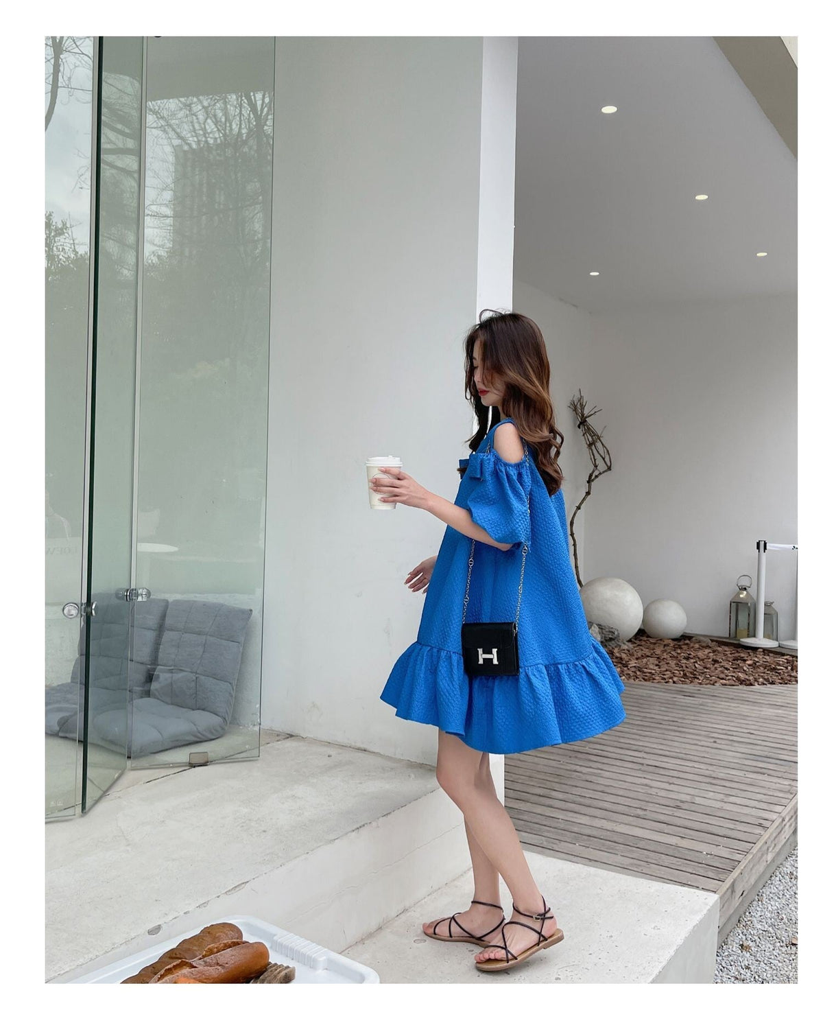 【dress】オフショルダーワンピース　M24571