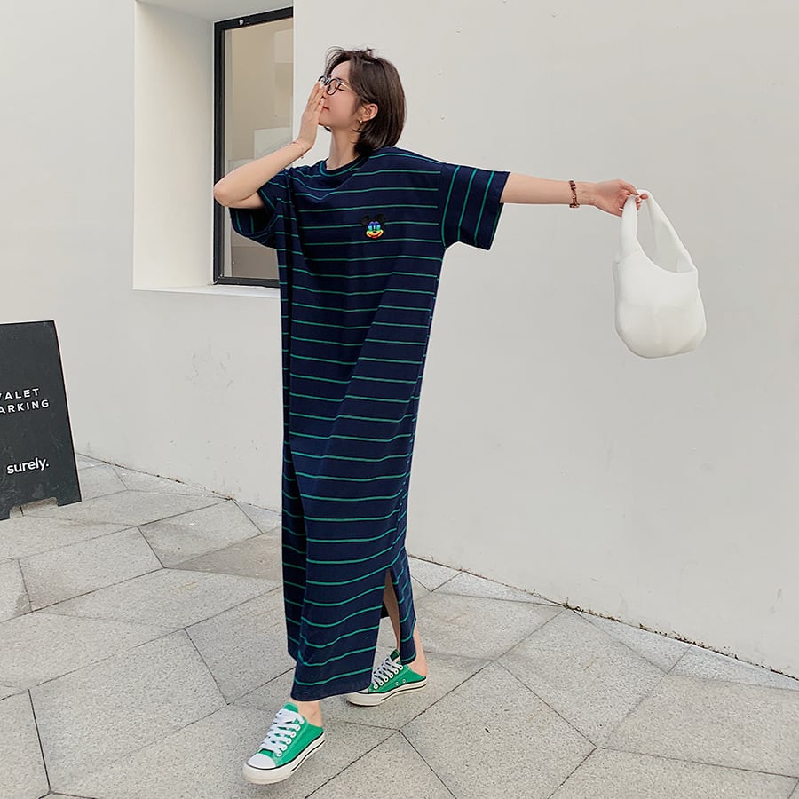 【dress】ボーダー柄ワンピース　M24960