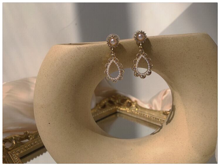 【小物】目立つ エレガントオシャレパールレディースピアスアクセサリー