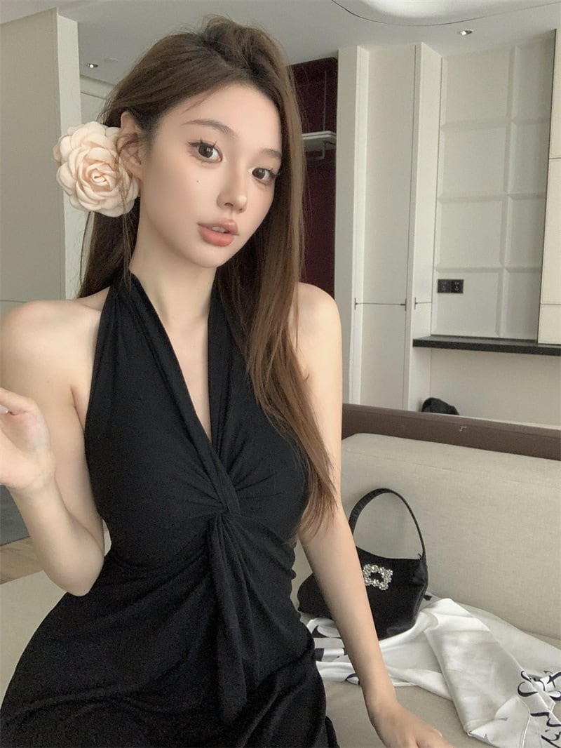 【dress】ホルターネックワンピース　M24862