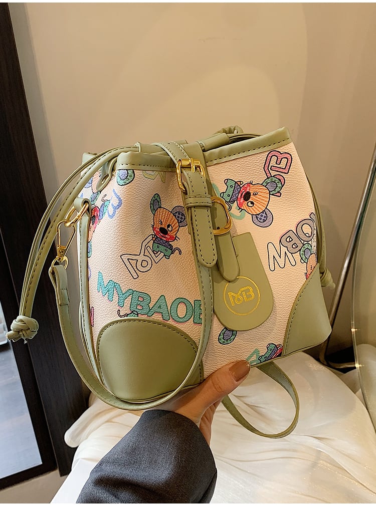 【小物】肩掛け斜め掛けバケツ型バッグG20480