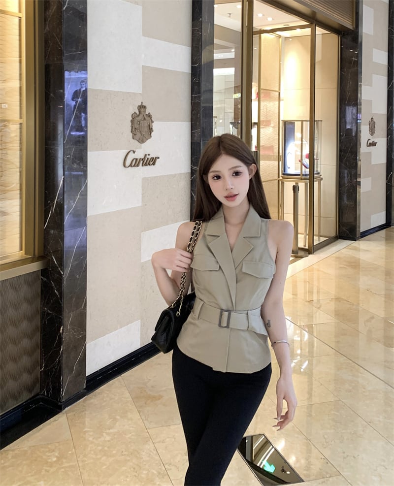 【tops】ノースリーブトップス　M24697
