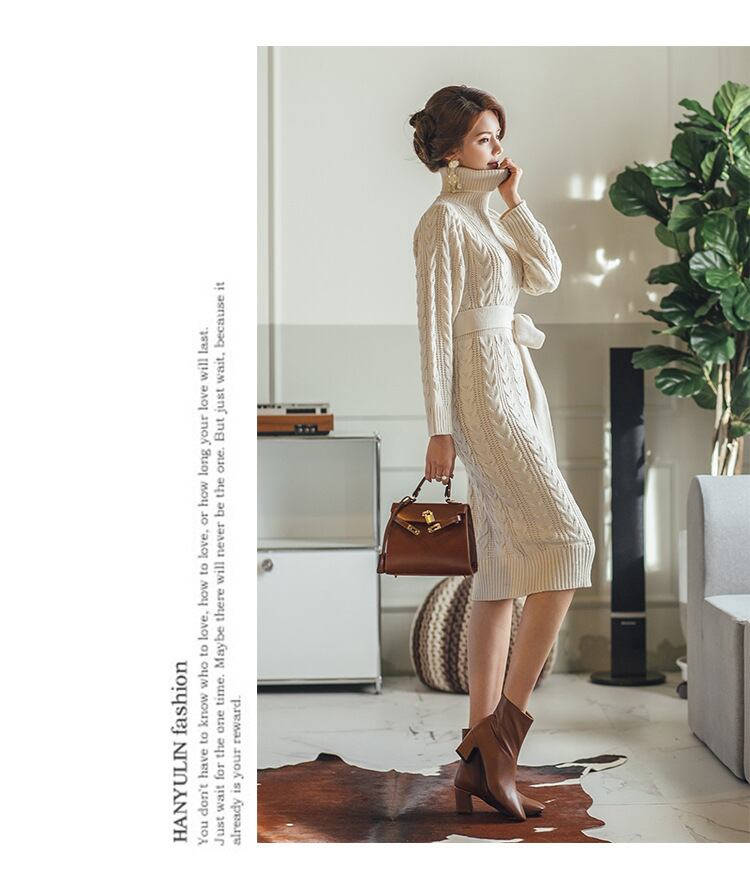 【dress】ハイネックワンピース　M18805
