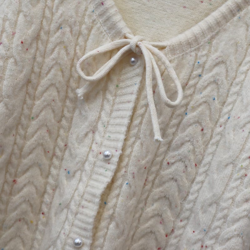 【outer】ニットカーデ　M25395