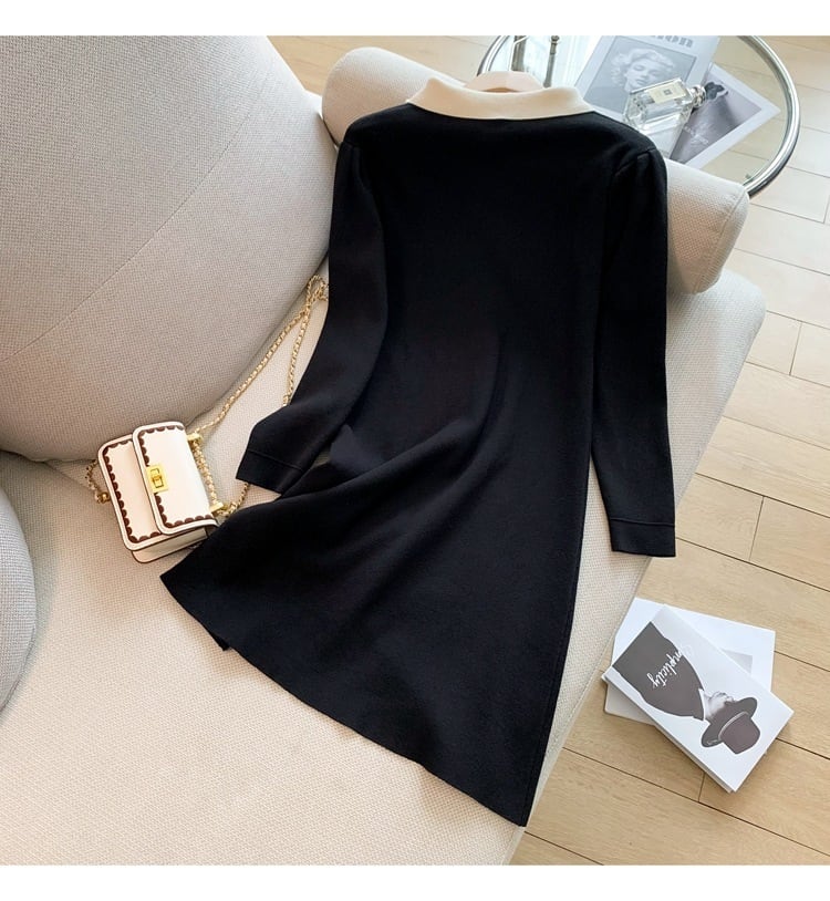 【dress】ニットワンピース　M25426