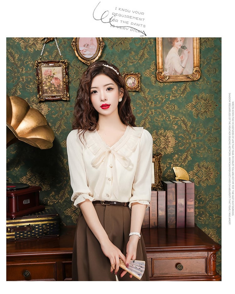 【tops】ドールカラーブラウスG21295