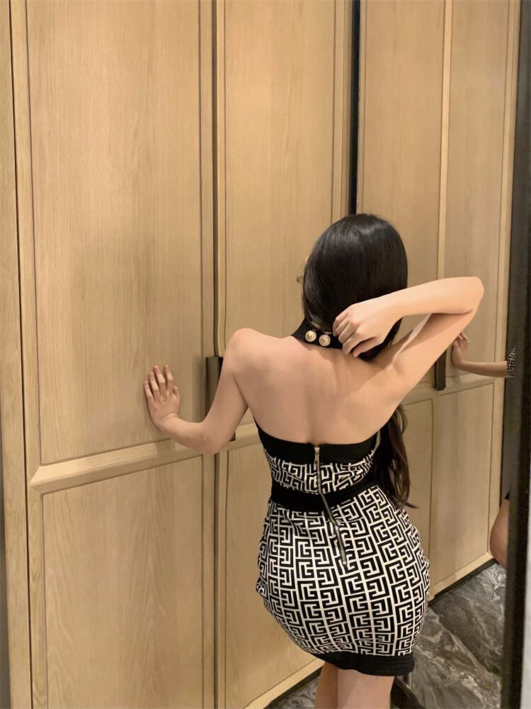 【dress】ホルターネックワンピース G21006