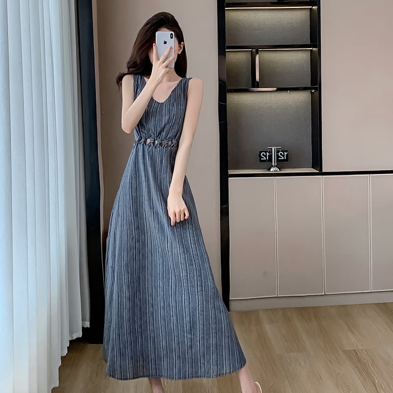 【dress】ノースリーブワンピース　M25098