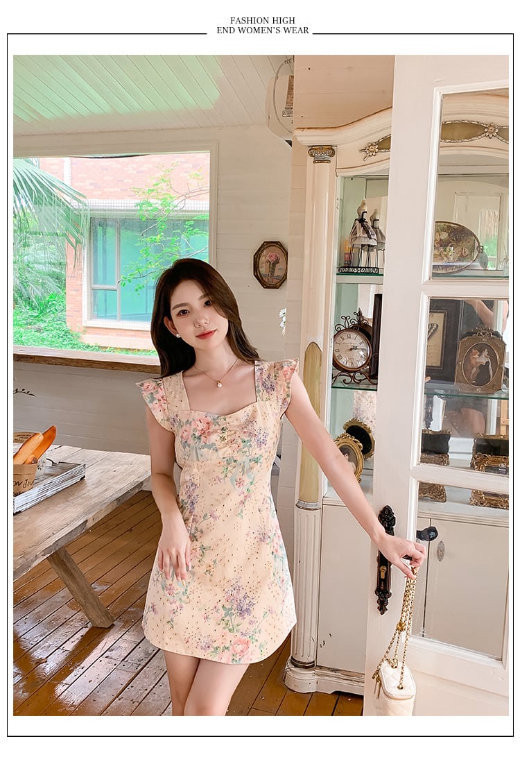 【dress】プリントワンピース　M23953