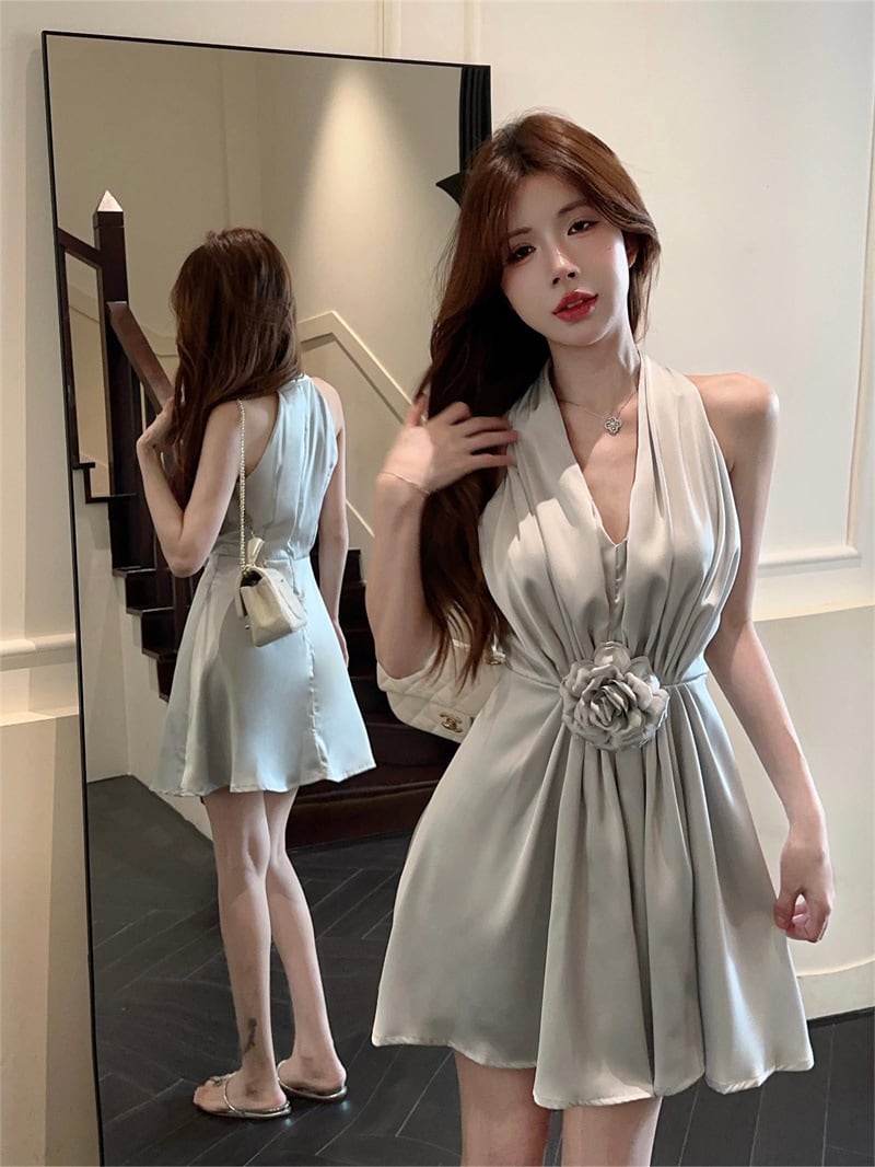 【dress】ホルターネックワンピース　M24815