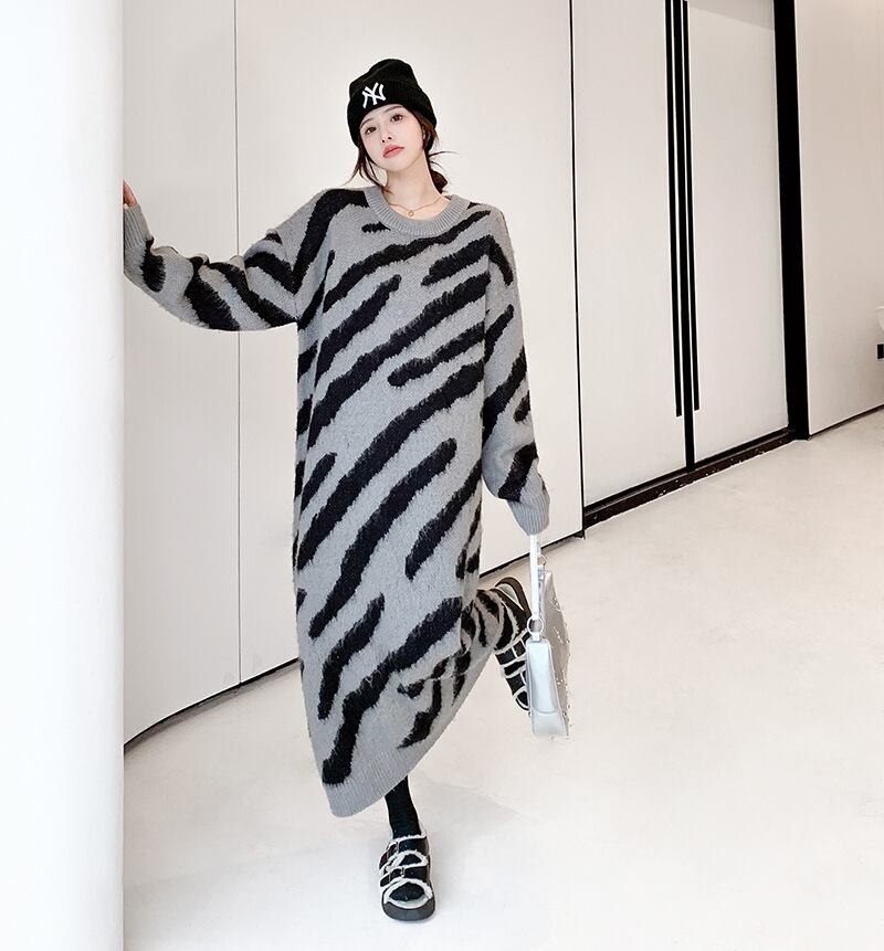 【dress】ロングニットワンピース　M18580