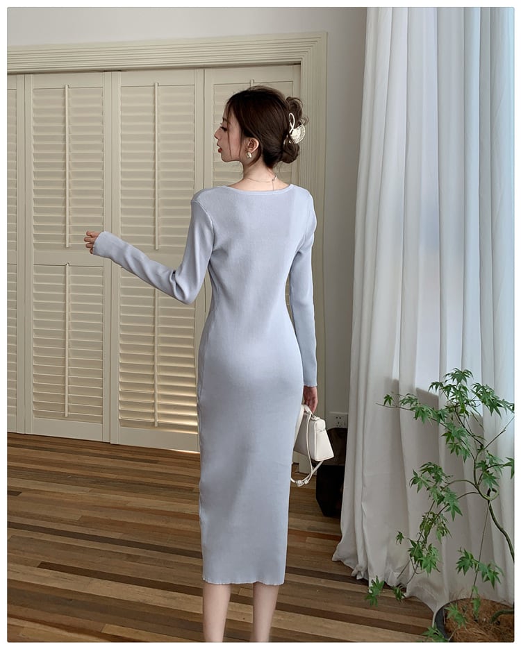【dress】ニットワンピース　M25607