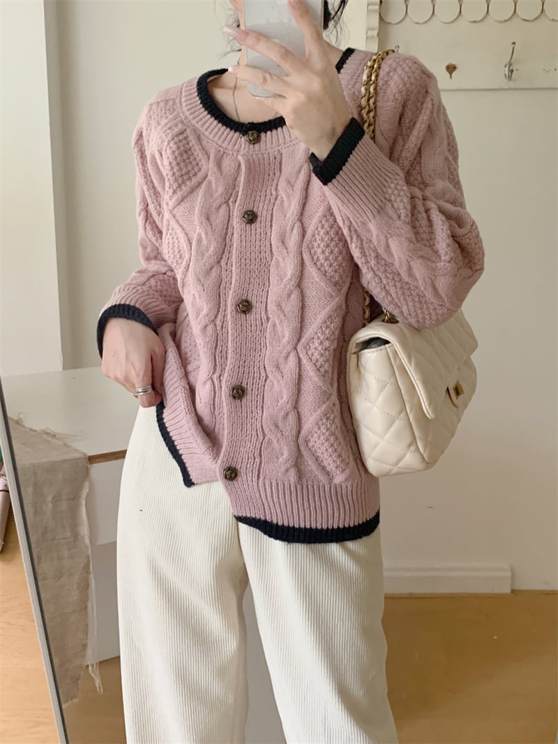 【outer】ニットカーデ　M26189