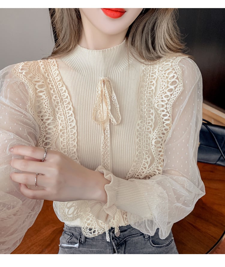 【tops】ドッキングブラウス　M29370