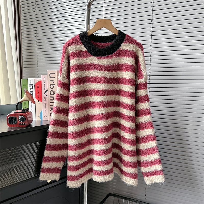 【tops】クルーネックニットセーター　M18970