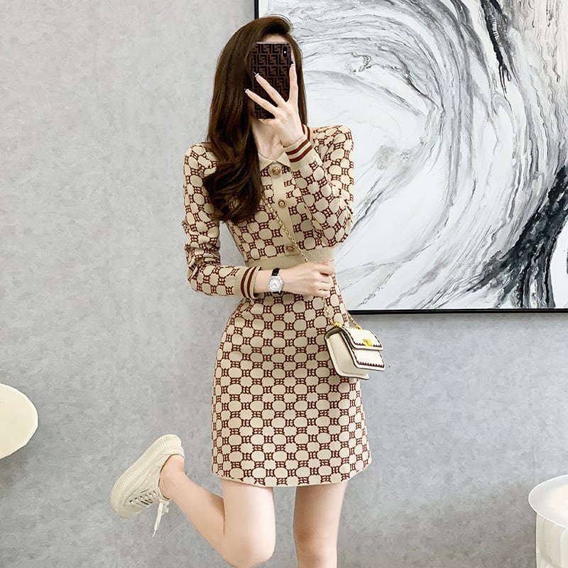 【dress】ニットワンピース　M25460