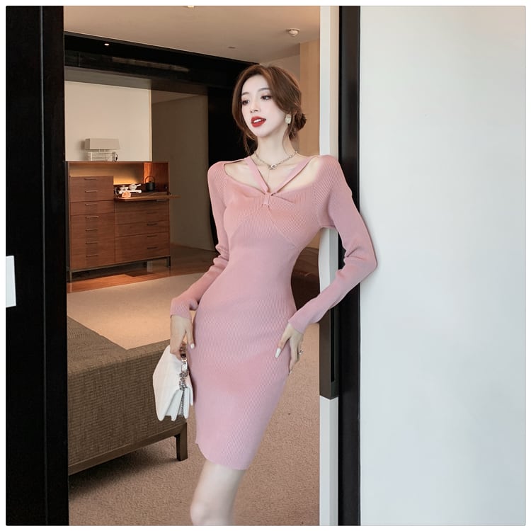 【dress】ニットワンピース　M27466